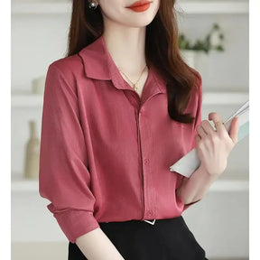 Camisa de Manga Longa com Botões