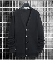 Suéter Cardigan Masculino Coreano – Estilo Casual e Atemporal