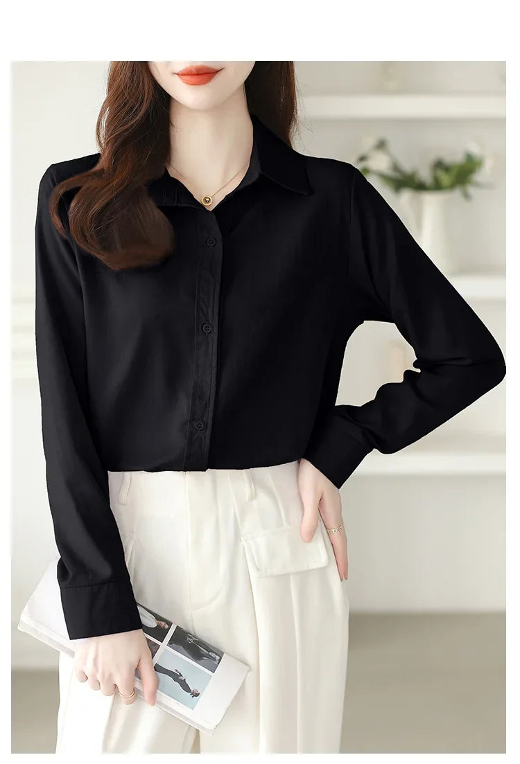 Camisa de Manga Longa com Botões