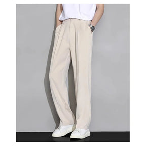 Calça  casual  longa solta