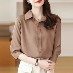 Camisa de Manga Longa com Botões