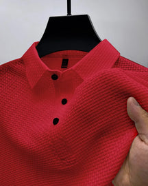 Camisa polo masculina de verão casual