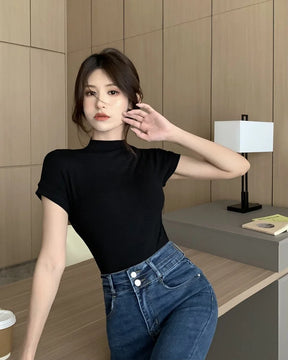 Blusa básica Moda coreana