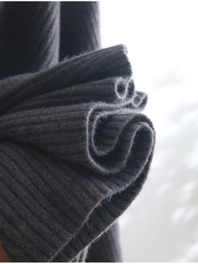 Suéter Gola Alta Feminino Casual - Inverno Elegante