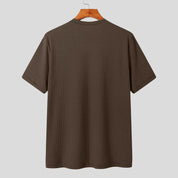 Camisa Luxo Leve Lazer Pescoço Drapeado Cor Sólida Solto Camisa Básica