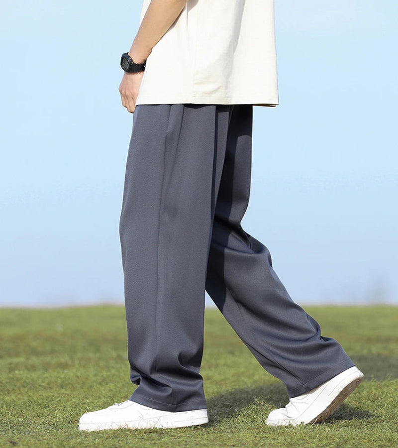 Calça Masculina Coreana com Caimento Solto