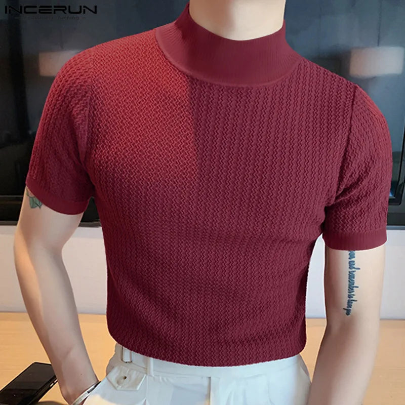Camisa Casual Streetwear Texturizada – Estilo Coreano Moderno