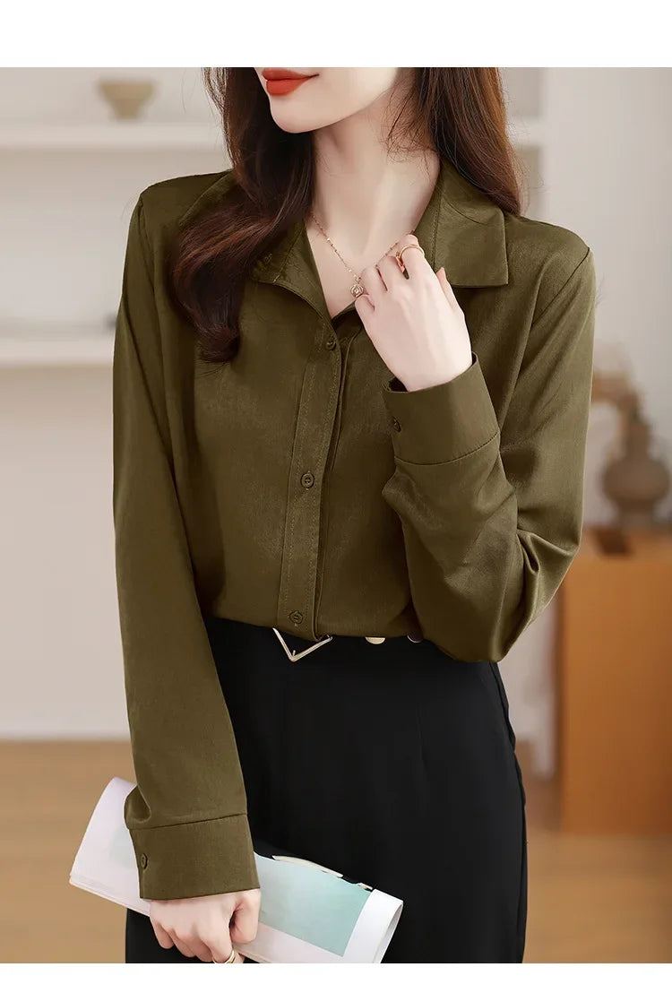 Camisa de Manga Longa com Botões