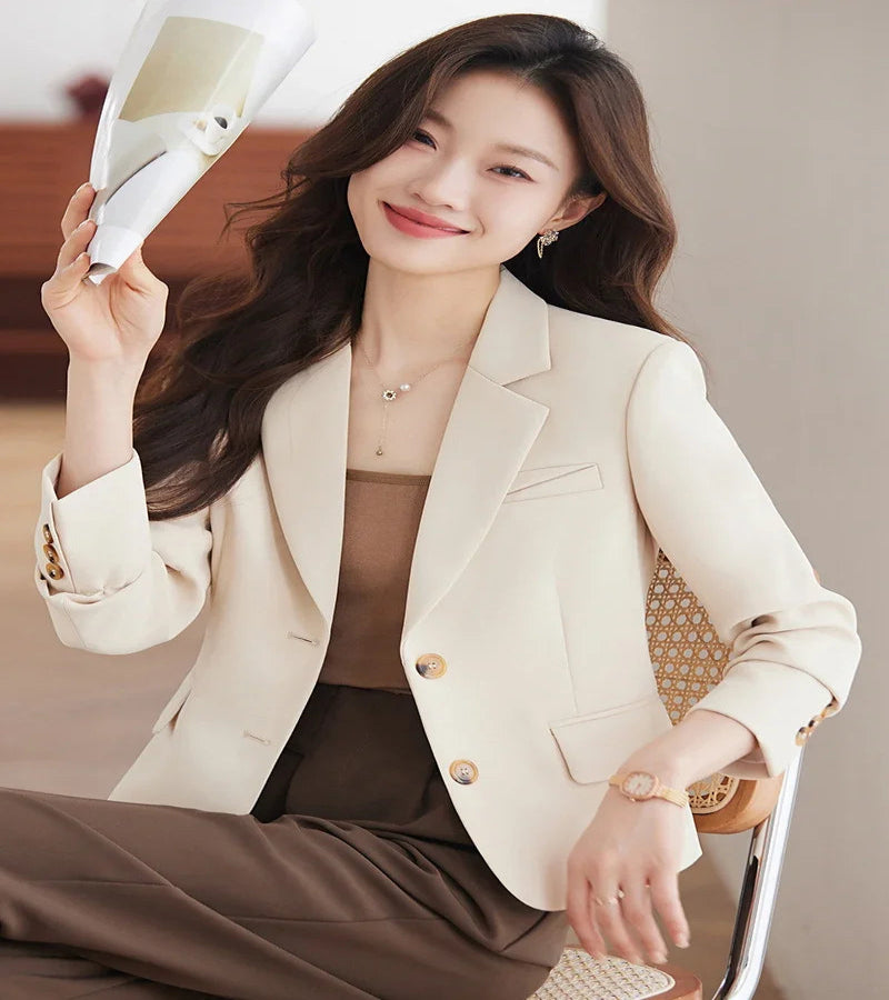 Blazer Slim Feminino – Look Seoul Elegance