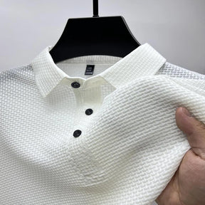 Camisa polo masculina de verão casual