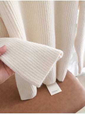 Suéter Gola Alta Feminino Casual - Inverno Elegante