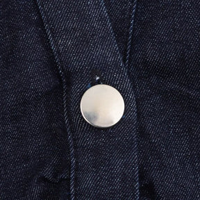 Vestido Jeans Midi Slim com Lapela - Look Seoul Denim Chic