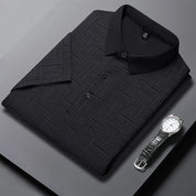 Camisa Polo Masculina Casual de Manga Curta – Estilo Coreano Leve e Sofisticado
