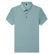 Camisa Polo Masculina Casual de Manga Curta – Estilo Coreano Leve e Sofisticado