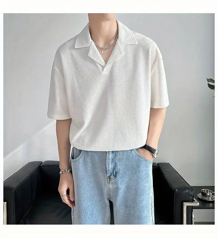 Camisa Polo Casual moda coreana