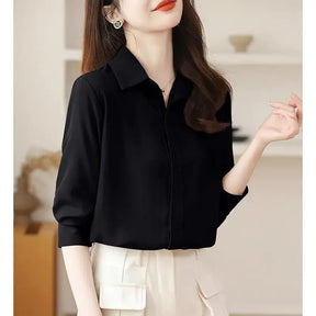 Camisa de Manga Longa com Botões