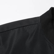 2024 primavera e outono nova gola de beisebol curto solto cor sólida jaqueta masculina negócios casual casaco fino tendência