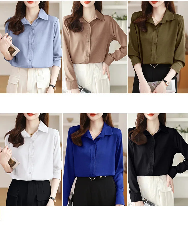 Camisa de Manga Longa com Botões