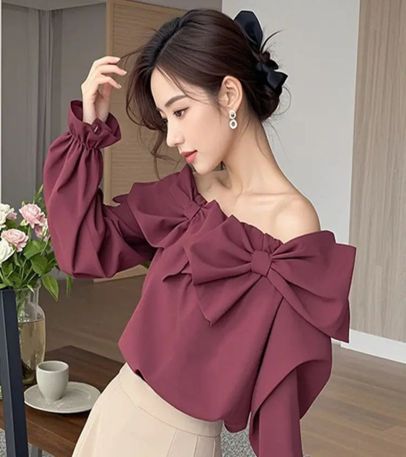 Blusa Slim de Tecido Leve – Look Seoul Office