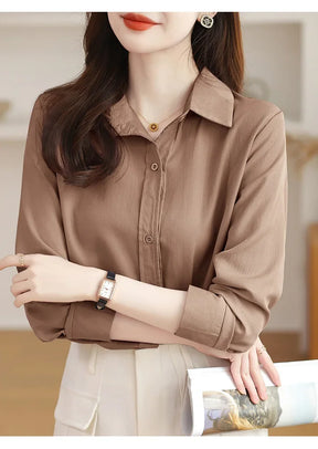 Camisa de Manga Longa com Botões