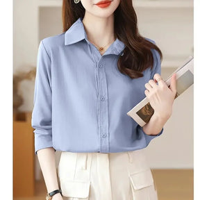 Camisa de Manga Longa com Botões