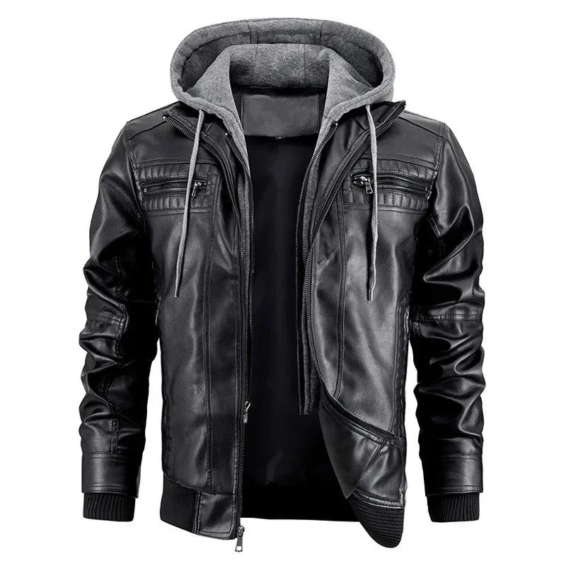 Personalizável 2025 novas jaquetas de couro masculino outono casual motocicleta jaqueta do plutônio motociclista casacos de couro roupas ternos feitos sob medida