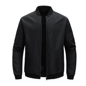 2024 primavera e outono nova gola de beisebol curto solto cor sólida jaqueta masculina negócios casual casaco fino tendência