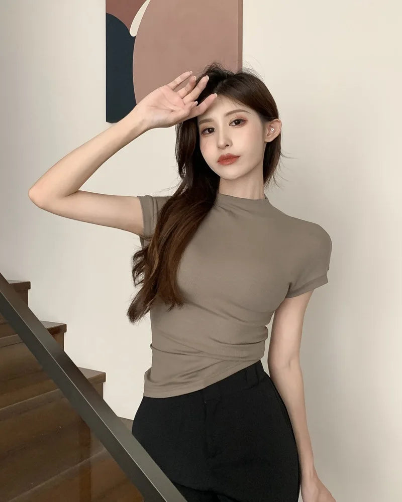 Blusa básica Moda coreana