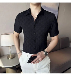 Camisas de verão masculinas Coreia