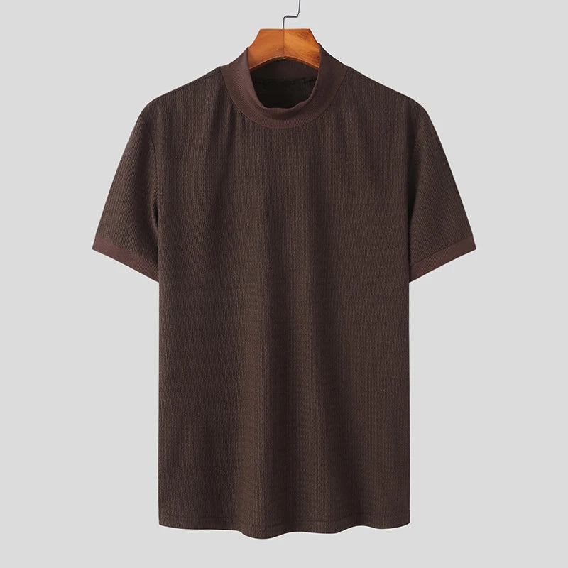 Camisa Casual Streetwear Texturizada – Estilo Coreano Moderno