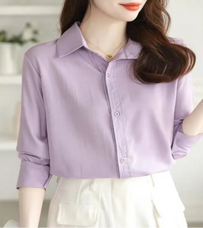 Camisa de Manga Longa com Botões