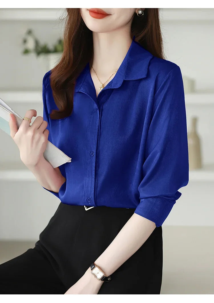 Camisa de Manga Longa com Botões