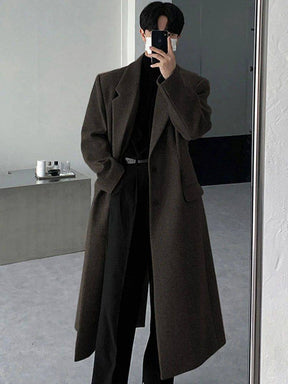 Sobretudo Coreano Masculino Longo