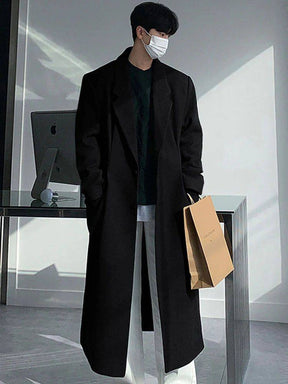 Sobretudo Coreano Masculino Longo