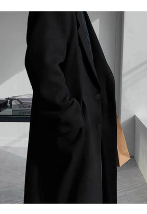 Sobretudo Coreano Masculino Longo