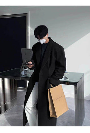 Sobretudo Coreano Masculino Longo