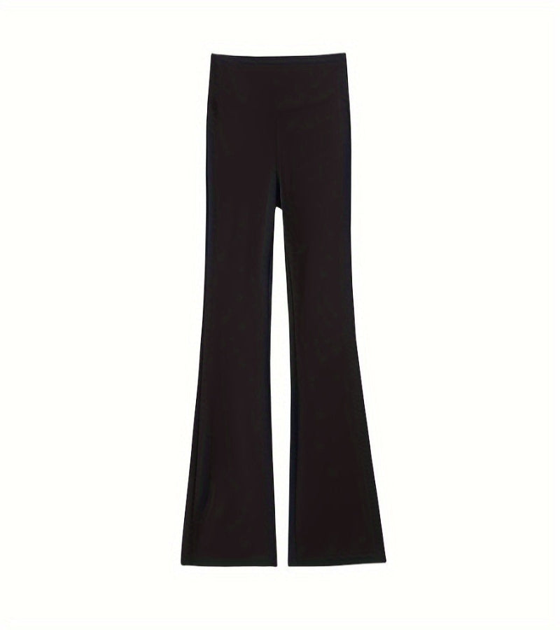 Calça Flare de Cintura Alta Feminina – Elegância e Conforto em um Só Look