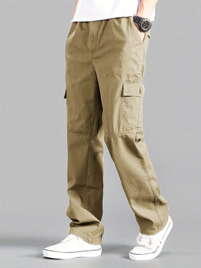 Calça cargo masculina estilo coreano