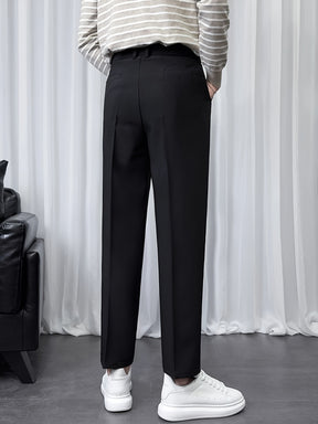 Calças da moda masculina estilo empresarial