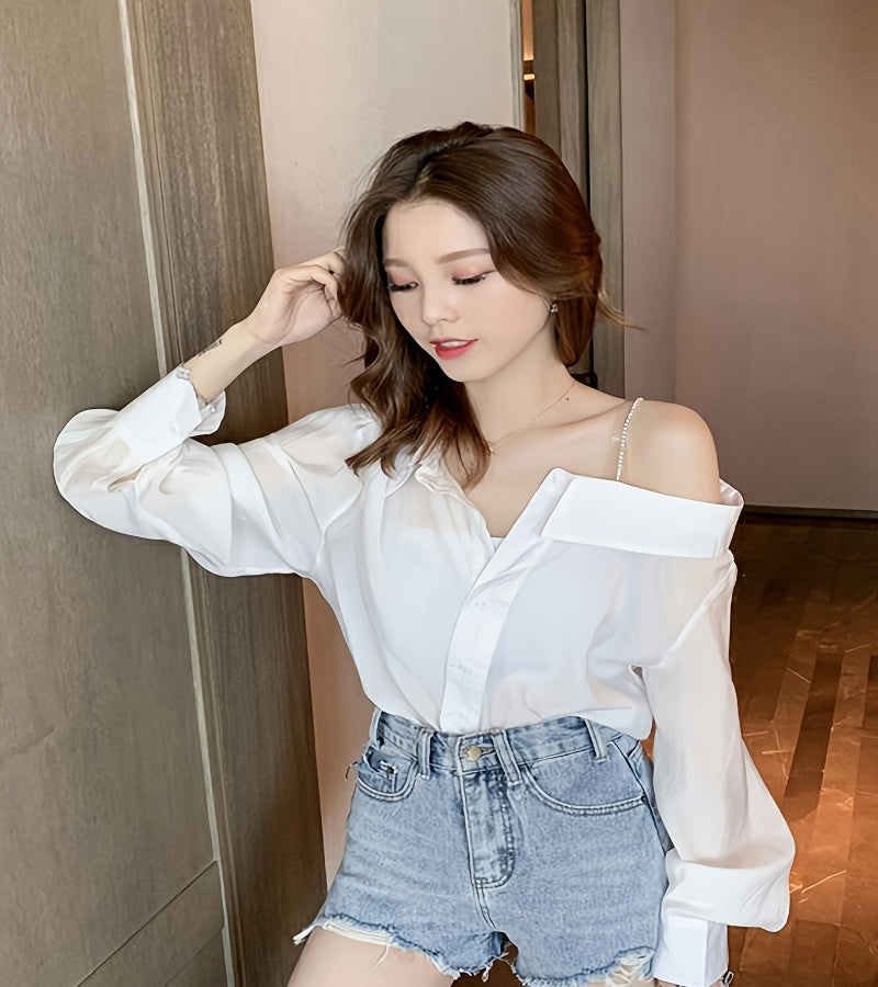 Camisa Ombro a Ombro – Look Seoul Charm