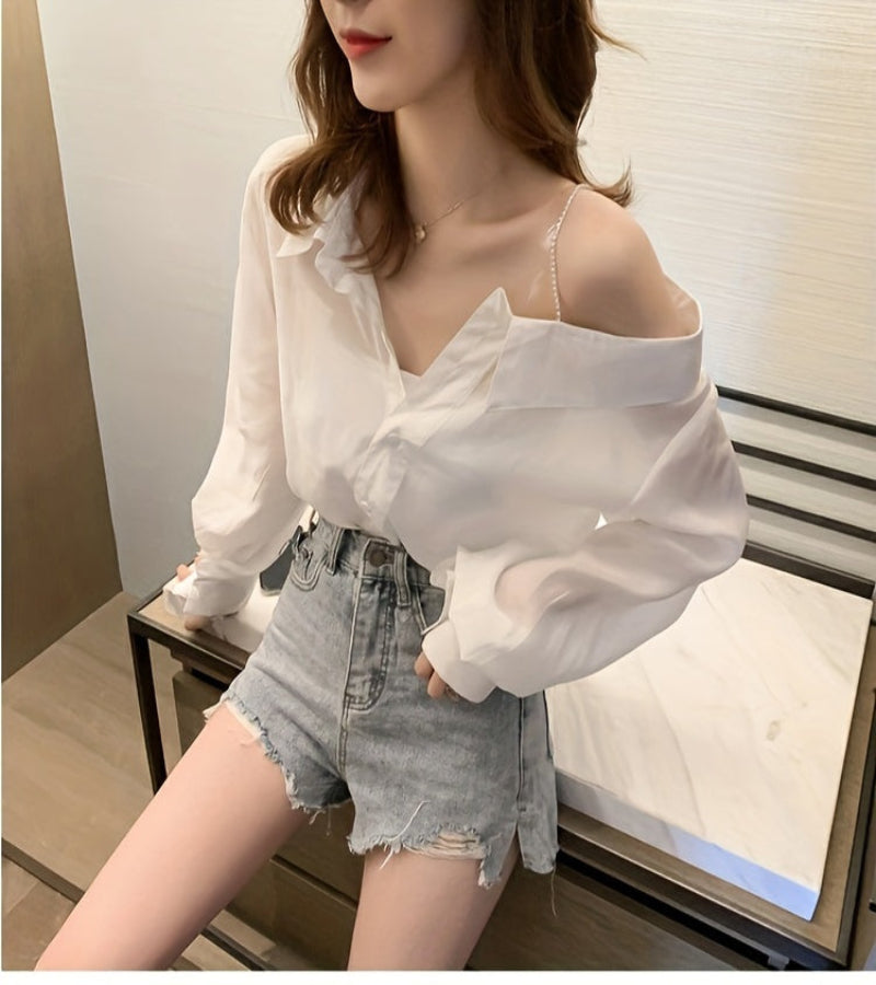 Camisa Ombro a Ombro – Look Seoul Charm