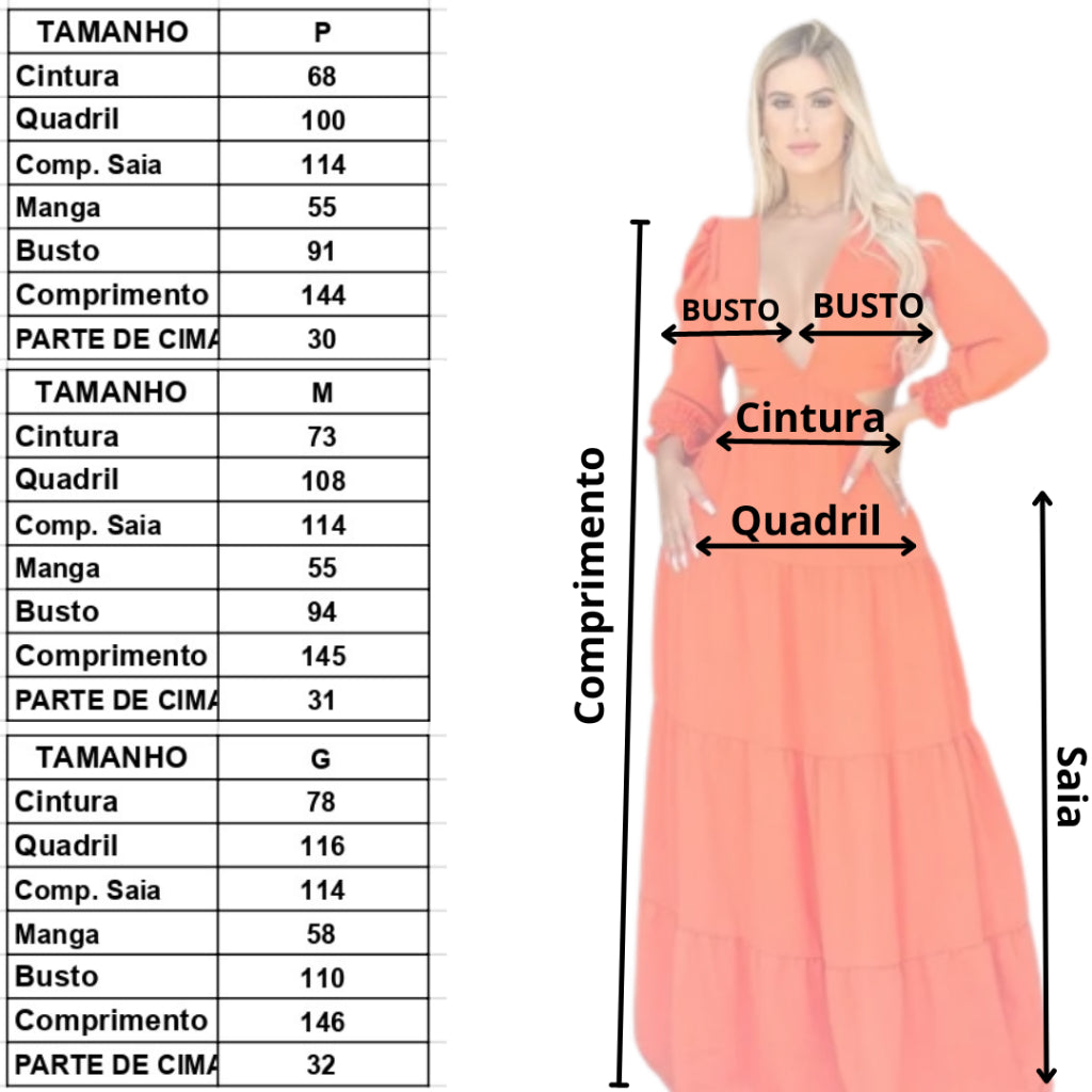 Vestido Longo Elegante Feminino Decote V Profundo Em Tecido Premium Manga Longa Casamento Madrinha Princesa Luxuoso Sexy