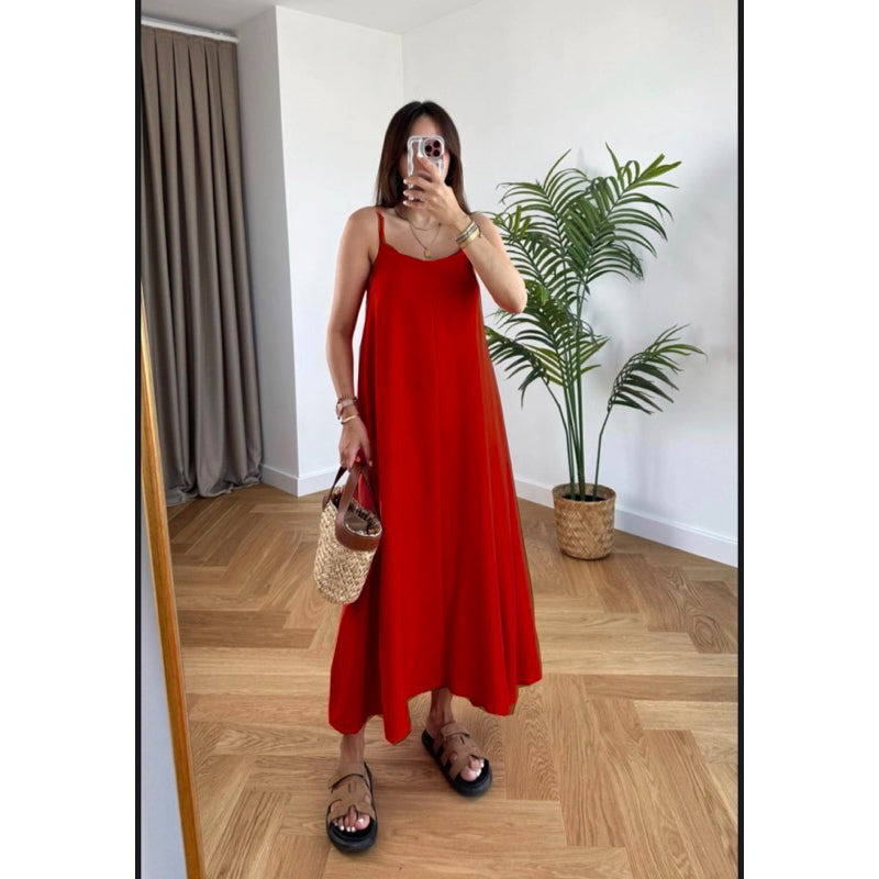 Vestido Duna Longo Air Flow com alça regulável