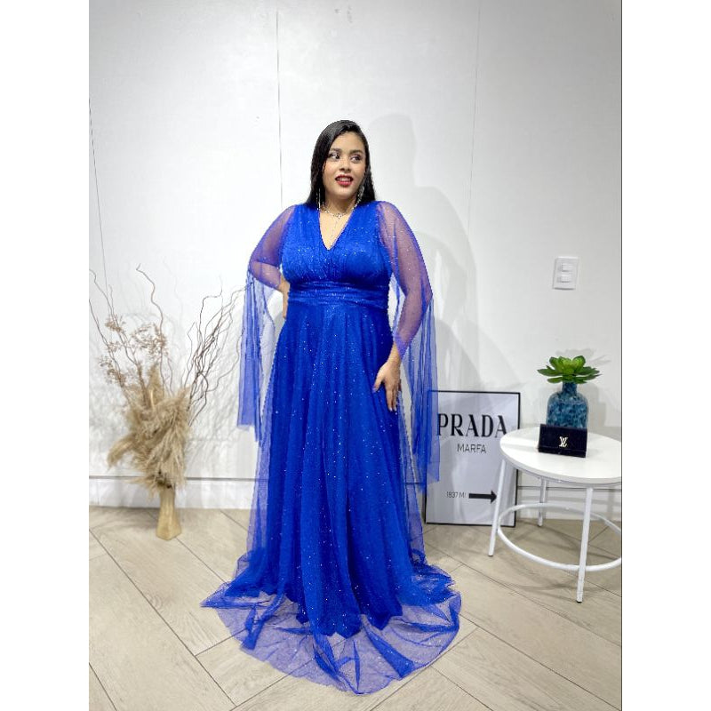 vestido brilhoso tamanho GG ideal para todo tipo de Festas