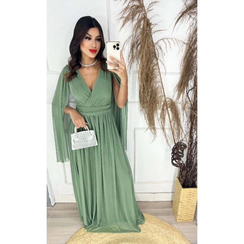 vestido maria tule liso ideal para casamentos.comvidadas.festa de gala con ótimo caimento.