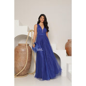 vestido femenino  brilhoso ideal para festa elegante S.C