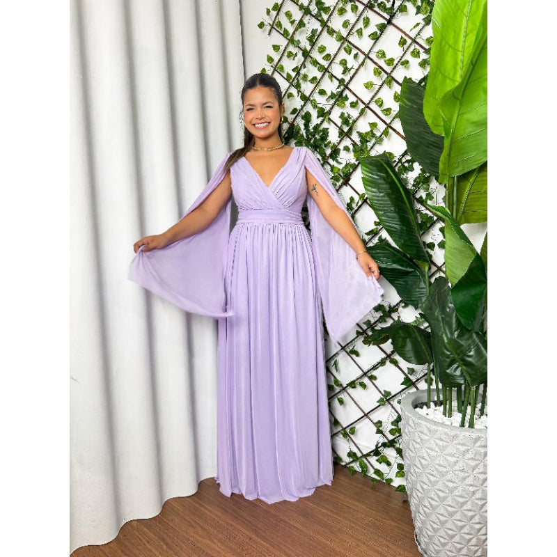 vestido maria tule liso ideal para casamentos.comvidadas.festa de gala con ótimo caimento.