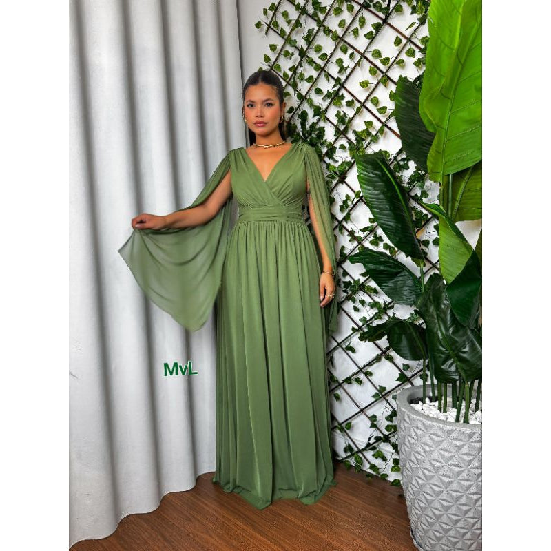 vestido maria tule liso ideal para casamentos.comvidadas.festa de gala con ótimo caimento.