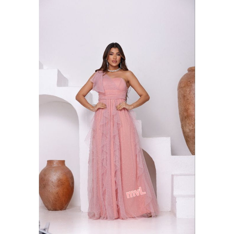 vestido com brilho ideal para casamentos .convidadas.formandas .fe9sta de gala (Grbt)