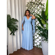 vestido maria tule liso ideal para casamentos.comvidadas.festa de gala con ótimo caimento.